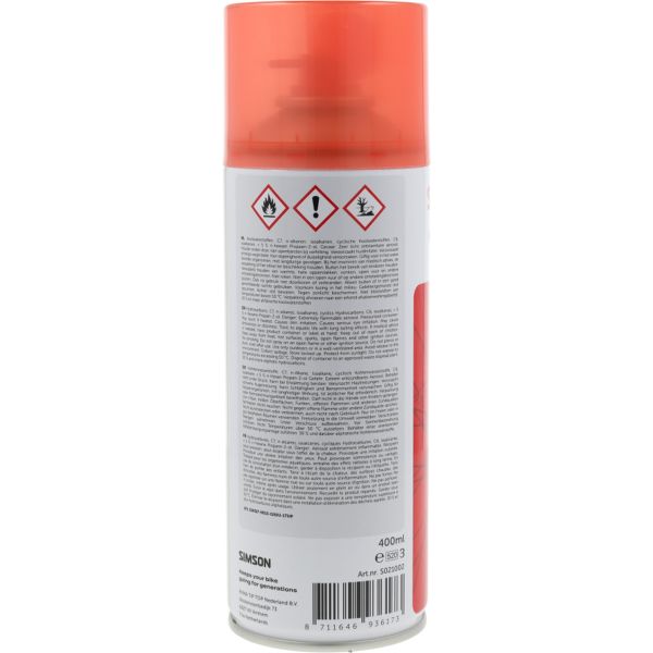Rema tip top nederland b.v. simson remreiniger spray 400ml