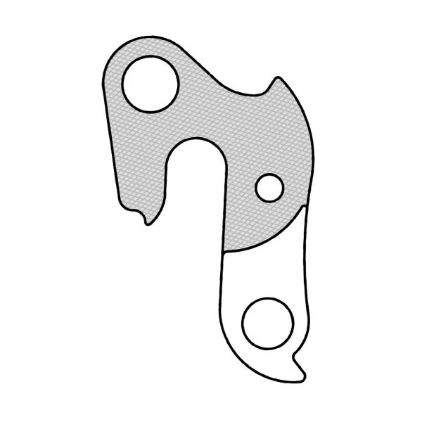 Union derailleurpad GH-133 met schroefset M8x0.75 +M5x0.8