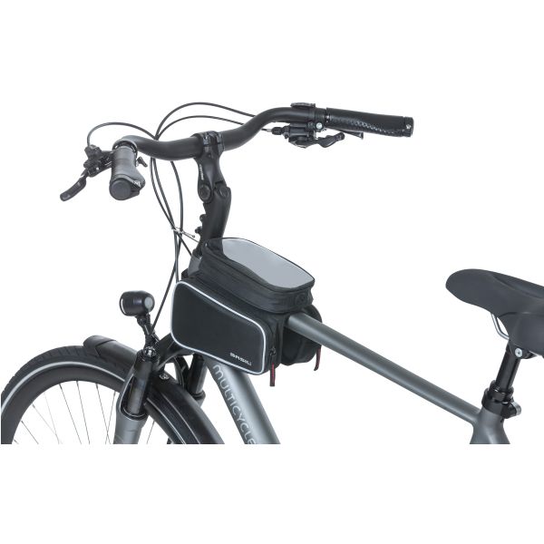 Basil Sport Design frametas dubbel M zwart