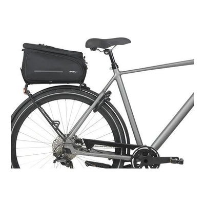 Basil gepäckträgertasche move trunkbag move velcr strap fastening black
