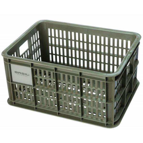 Basil fietskrat S - klein - 17.5 liter - groen