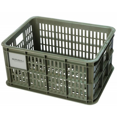 Basil fietskrat S - klein - 17.5 liter - groen