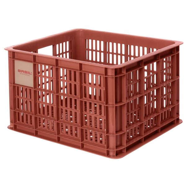 Basil fietskrat M - medium - 29.5 liter - rood