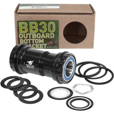 Wheels manufacturing Wheels mfg trapas bb30 sram 22 24mm abec 3 zwart