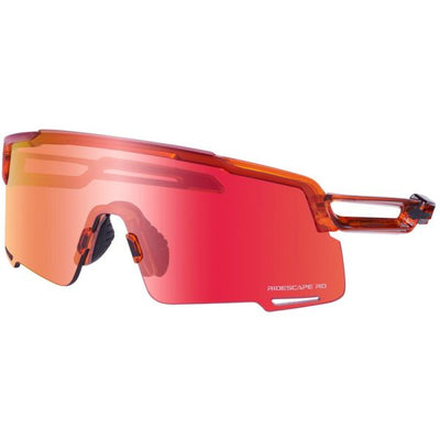 Shimano fietsbril equinox 5 ridescape road - uv-400, orange sapphire