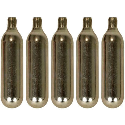 Co2- cartridge brandless met draad - 5 stuks à 16 gram
