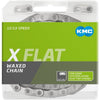 Kmc kette x-flat waxed chain x-flat waxed 12 13 fold 126gl silver