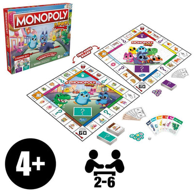 Hasbro monopoly junior 2-in-1