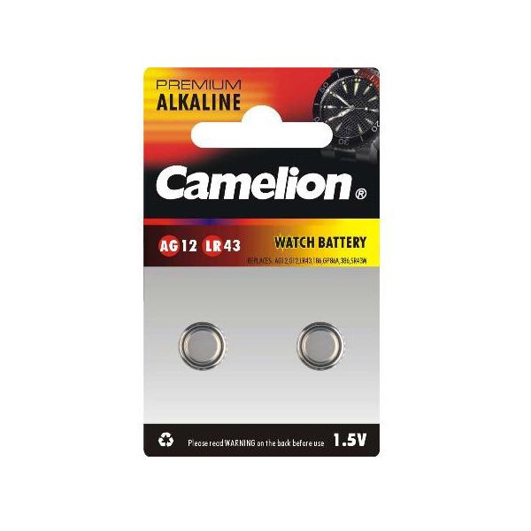 Camelion batterij v12ga - lr43 (2-stuks)
