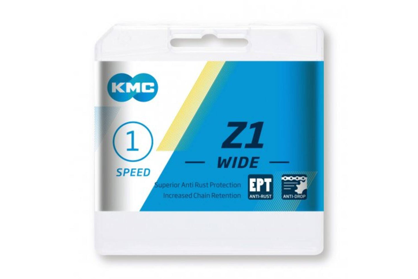 KMC Z1 EPT 112 schakels, 1 2 X 1 8, Zilver, Anti Roest