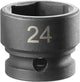 Facom impact dop | 1 2 | 6-kant stubby | 24 mm - nss.24a