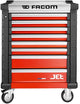 Facom jet gereedschapswagen 8 laden m3 rood - jet.8m3a - jet.8m3a