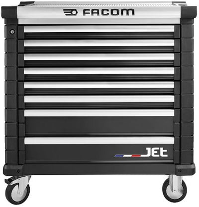 Facom jet gereedschapswagen 8 laden m4 zwart - jet.8nm4a - jet.8nm4a