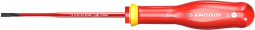Facom schroevendraaier protwist sleuf 3.5x100 geïsoleerd 1000v-slim - at3.5x100tve - at3.5x100tve