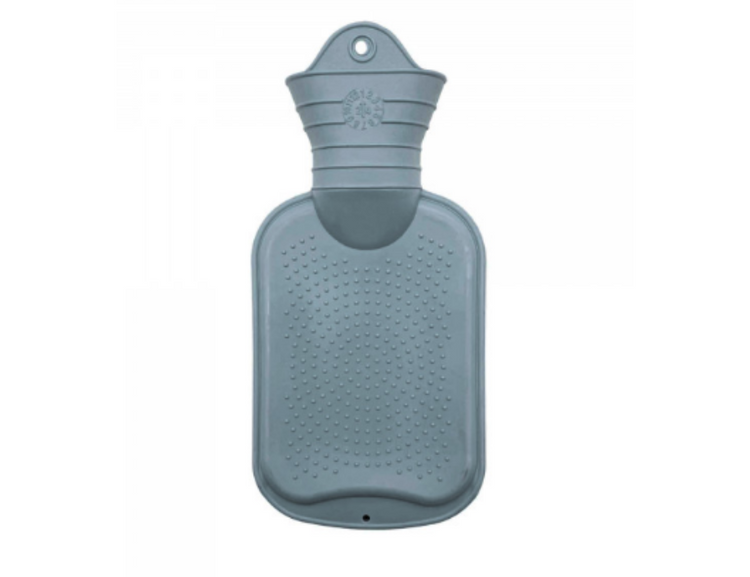 Fairzone natuurrubber warmwater kruik - fsc - 0.7l - grijs
