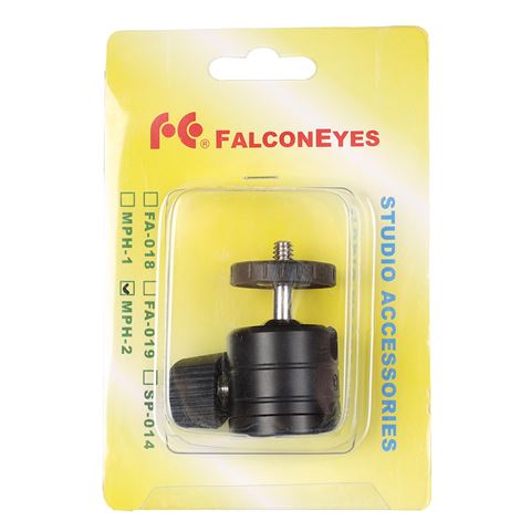 Falcon Eyes MiniBalhoofd Zwart MPH-2