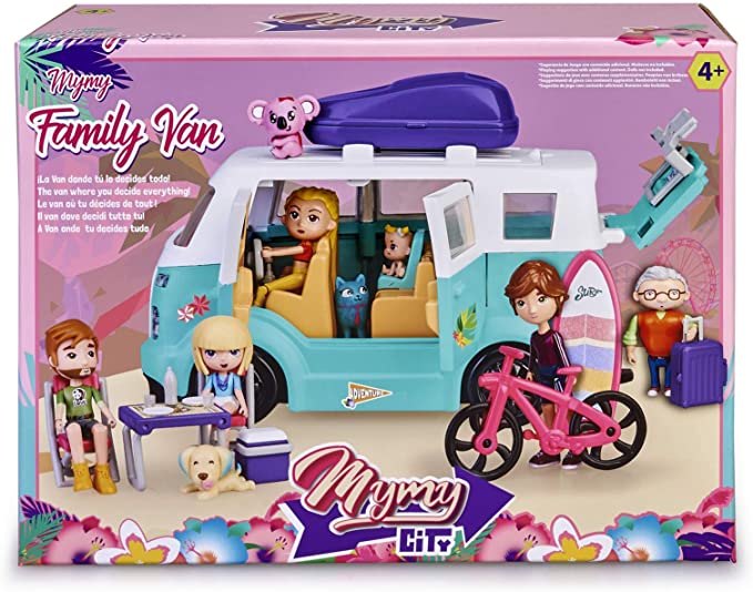 Pic mymy city family van, caravan met heel veel accessoires