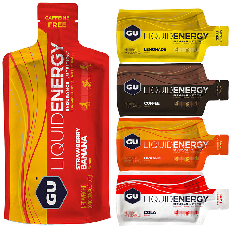 Gu liquid energy gel 60g | orange (koffeinhaltig)