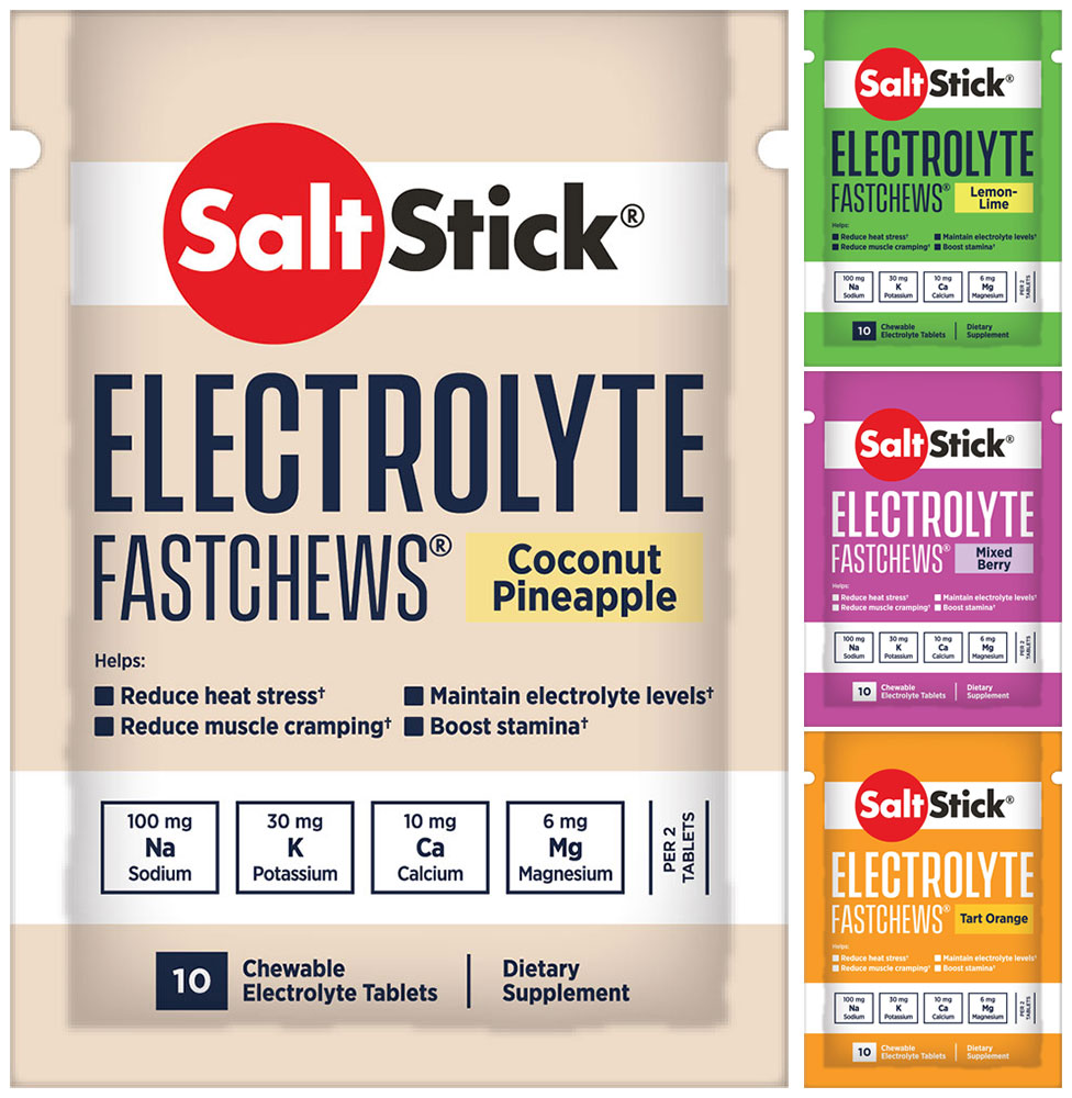Saltstick fastchews electrolytes chewable tablets 10 pcs. | orange