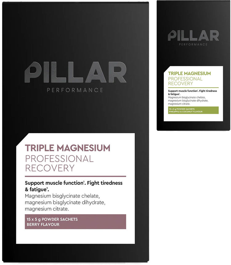 Pillar performance triple magnesium travel pack 15x5g | pineapple coconut