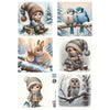 Marianne design • decoupage dreamy winter by fairybells