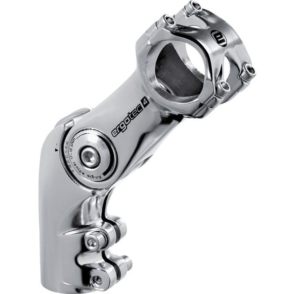 Ergotec Stuurpen Octopus ahead 50 verstelbaar ø28,6 110 31,8 mm zilver