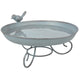 Esschert design vogelbad ø22cmx12cm metaal grijs