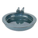 Esschert design vogelbad keramiek rond petrol