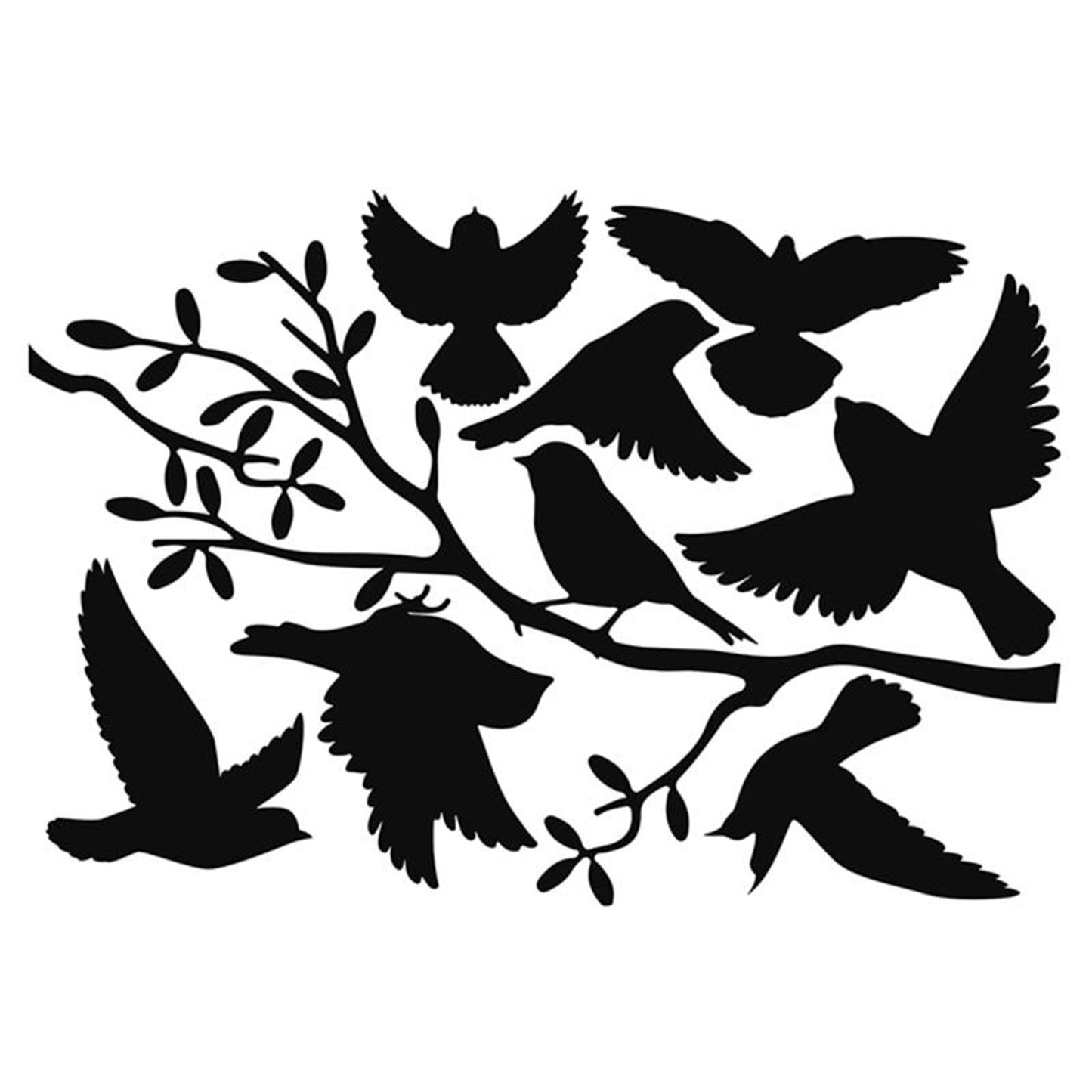 Esschert design raamstickers vogels op tak
