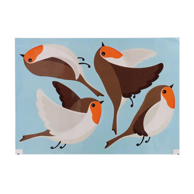 Esschert design raamstickers roodborstje