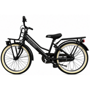 Kyoso kinderfiets blossom classic 20 inch met remnaaf - mat zwart roze - afbeelding 3
