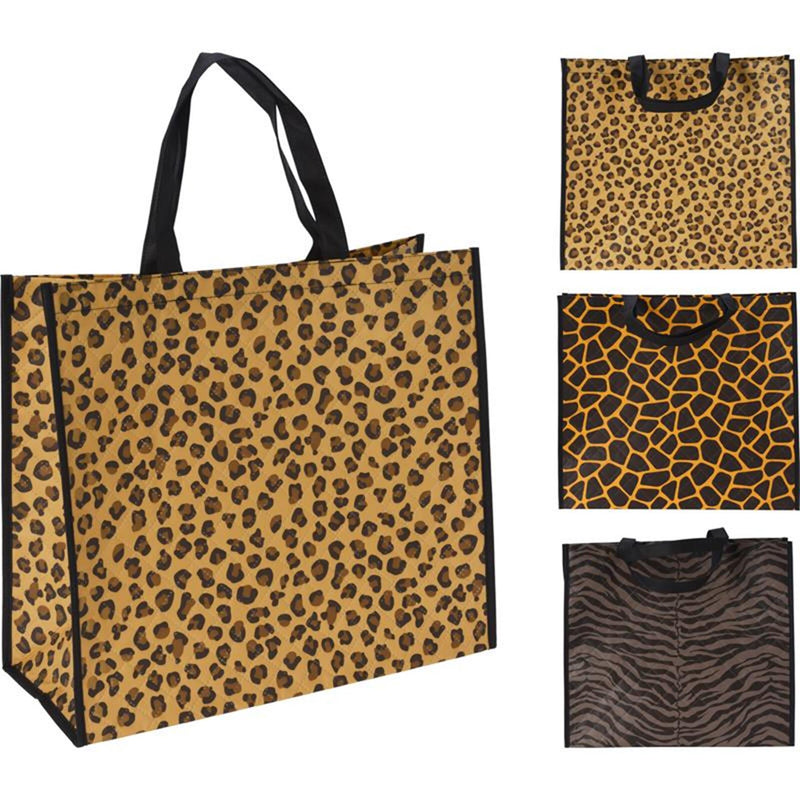 Storage solutions boodschappentas 45cm dierenprint