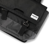 Urban Proof 40L dubbele fietstas zwart grijs - afbeelding 3