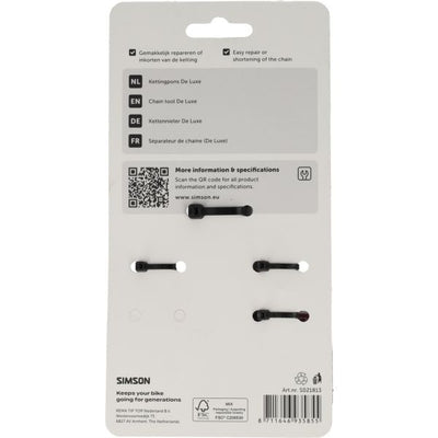 Simson kettingpons de luxe - voor iedere ketting inclusief pin
