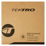 Tektro schijfrem rotor tr180-45 ø180x2,3mm, centerlock, zilver - afbeelding 2