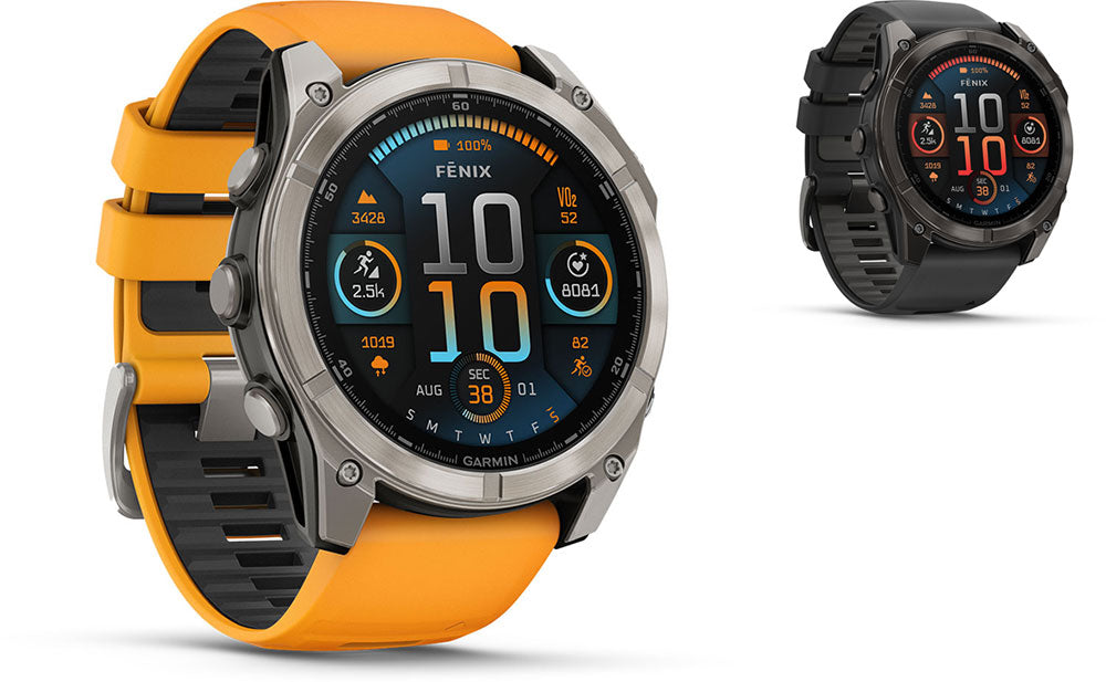 Garmin fēnix® 8 - 51 mm amoled sapphire - gps multisport smartwatch | black carbon gray
