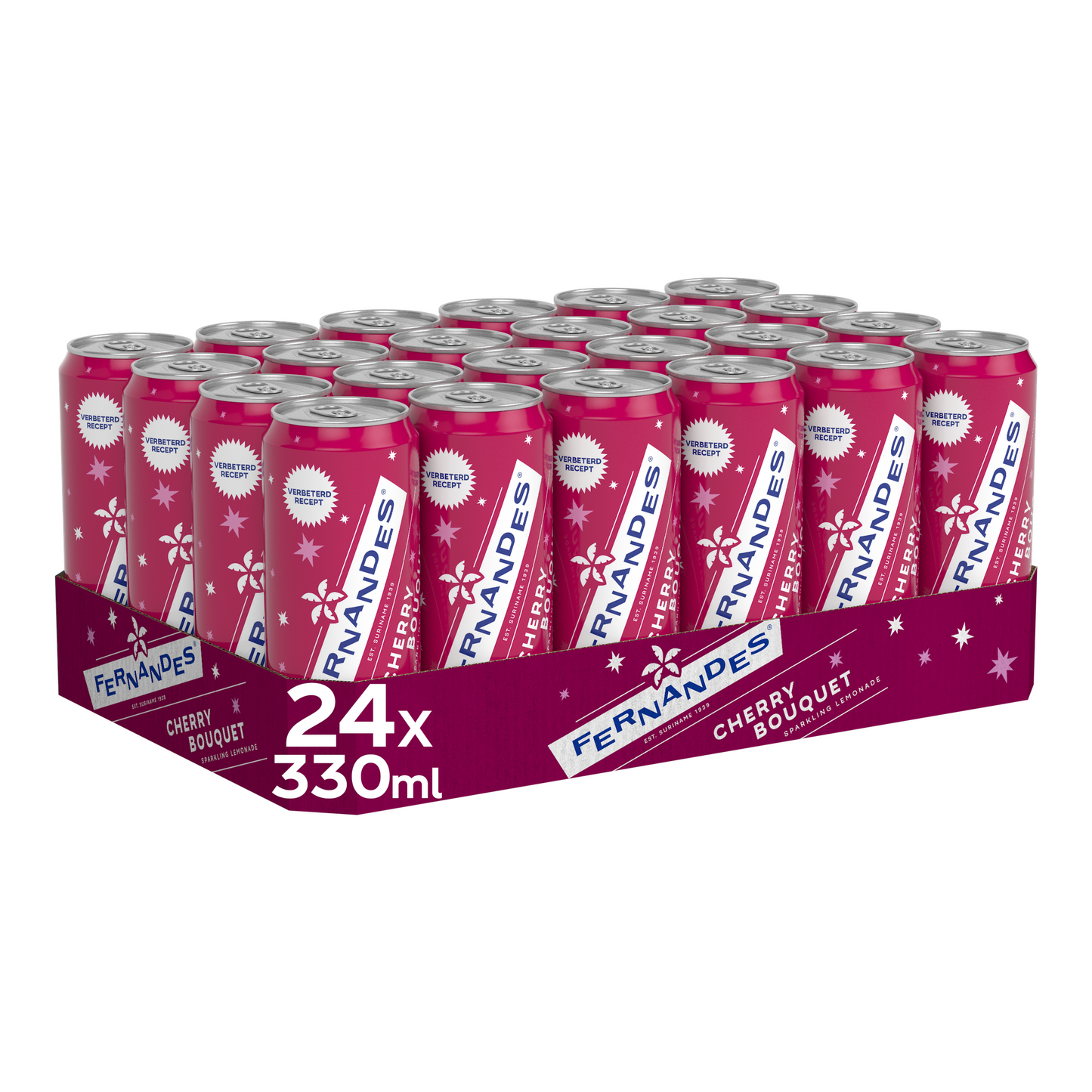 Fernandes cherry bouquet blik sleek (24x 33cl)