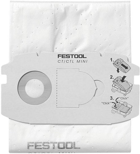 Festool accessoires filterzakken ctl mini (5x) | 498410