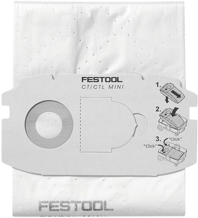 Festool accessoires filterzakken ctl mini (5x) | 498410