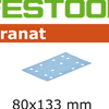 Festool accessoires granat stf 80x133 p100 gr 100 schuurstroken | 499628