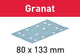 Festool accessoires granat stf 80x133 p80 gr 10 schuurstroken | 497128