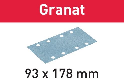 Festool accessoires granat stf 93x178 p80 gr 50 schuurstroken | 498935
