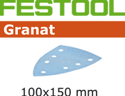 Festool accessoires granat stf delta 7 p320 gr 100 schuurbladen | 497143 - afbeelding 2