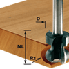 Festool accessoires hw s8 d22 16 r2,5+6 vingergreepfrees | 491140