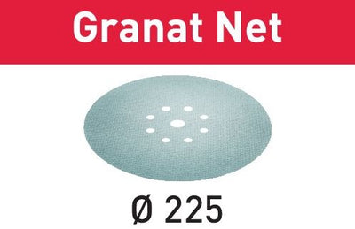 Festool accessoires festool granat net d225 p120 gr net 25 netschuurmateriaal ve=25 - 203314