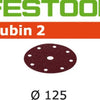 Festool accessoires schuurschijven stf d125 8 p80 ru2 50 - 499095