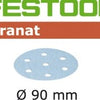 Festool accessoires schuurschijven stf d90 6 p500 gr 100 | 498326