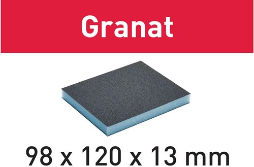 Festool accessoires schuurspons granat | 98x120x13 | 220 gr 6 - 201114