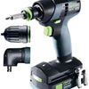 Festool accu-schroefboormachine txs 18 c 3,0-set (2x 3.0ah accu + lader) - 576896