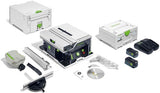Festool csc sys 50 ebi-plus | accu tafelcirkelzaag 2x18v in systainer (2x 5.0ah accu + tcl 6 duo snellader) - 577374 - afbeelding 1